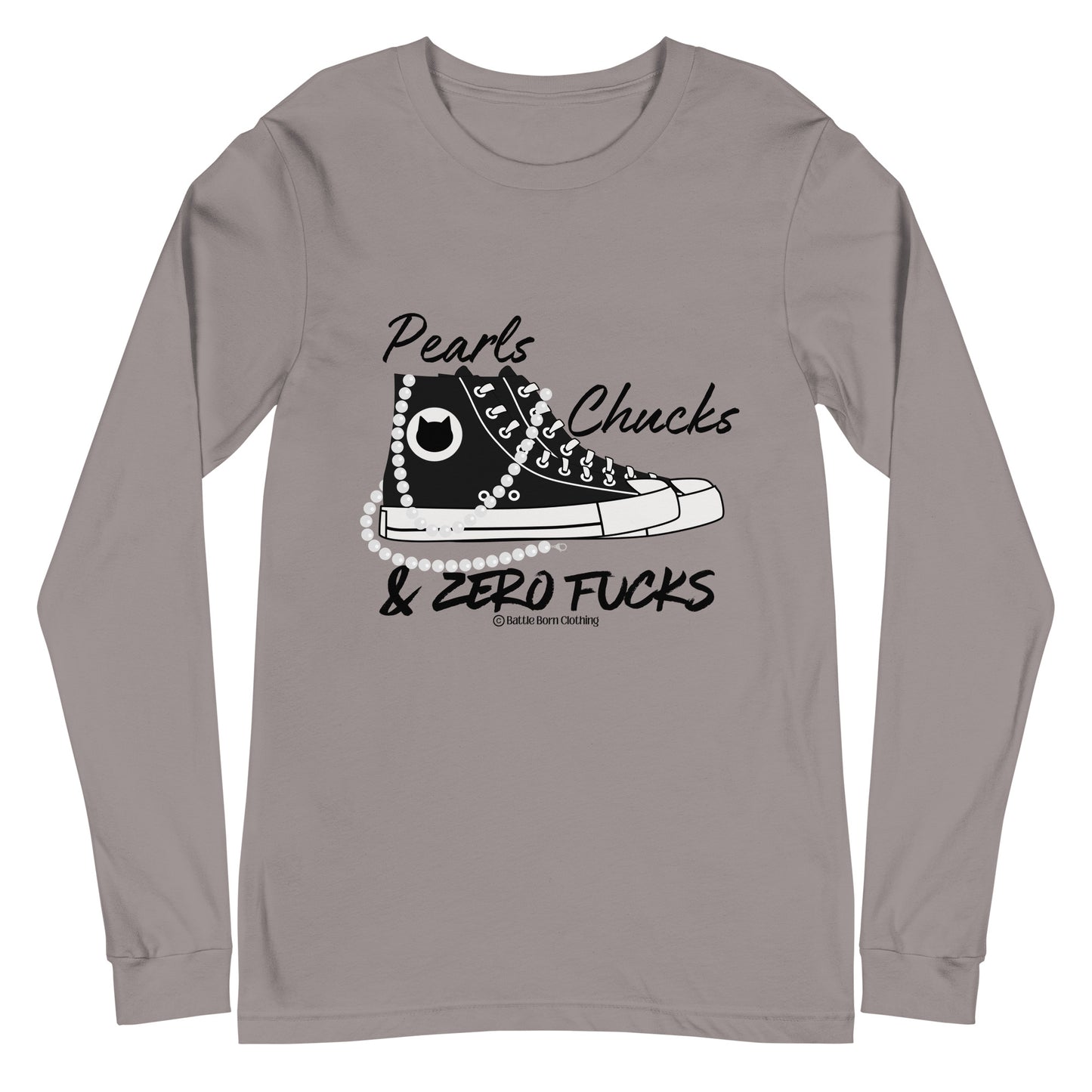 Pearls & Chucks Unisex Long Sleeve Tee