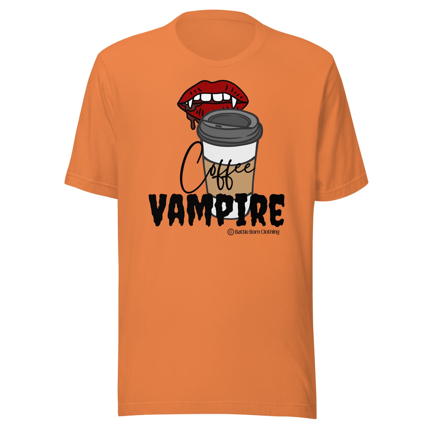 Coffee Vampire Unisex t-shirt