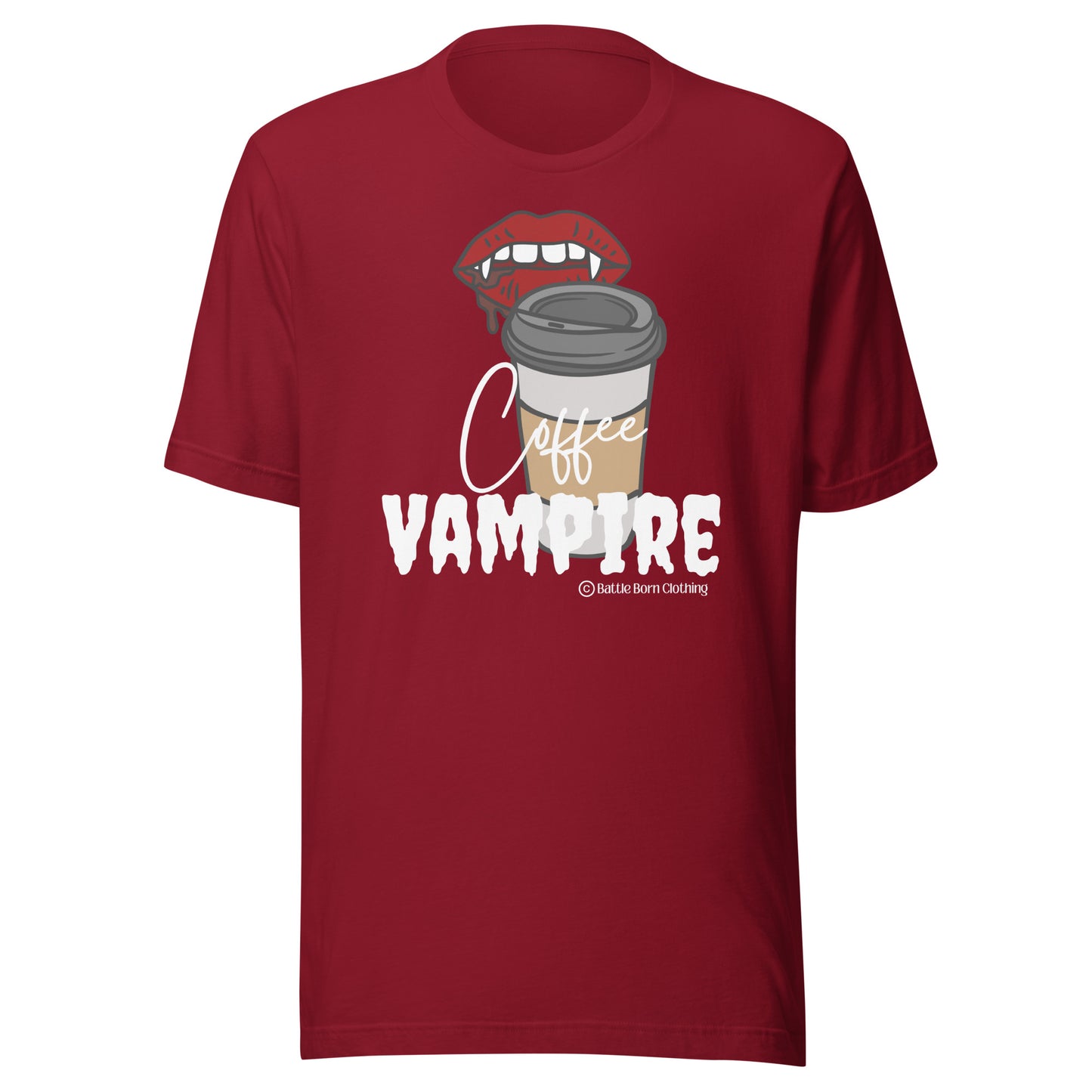 Coffee Vampire Unisex t-shirt