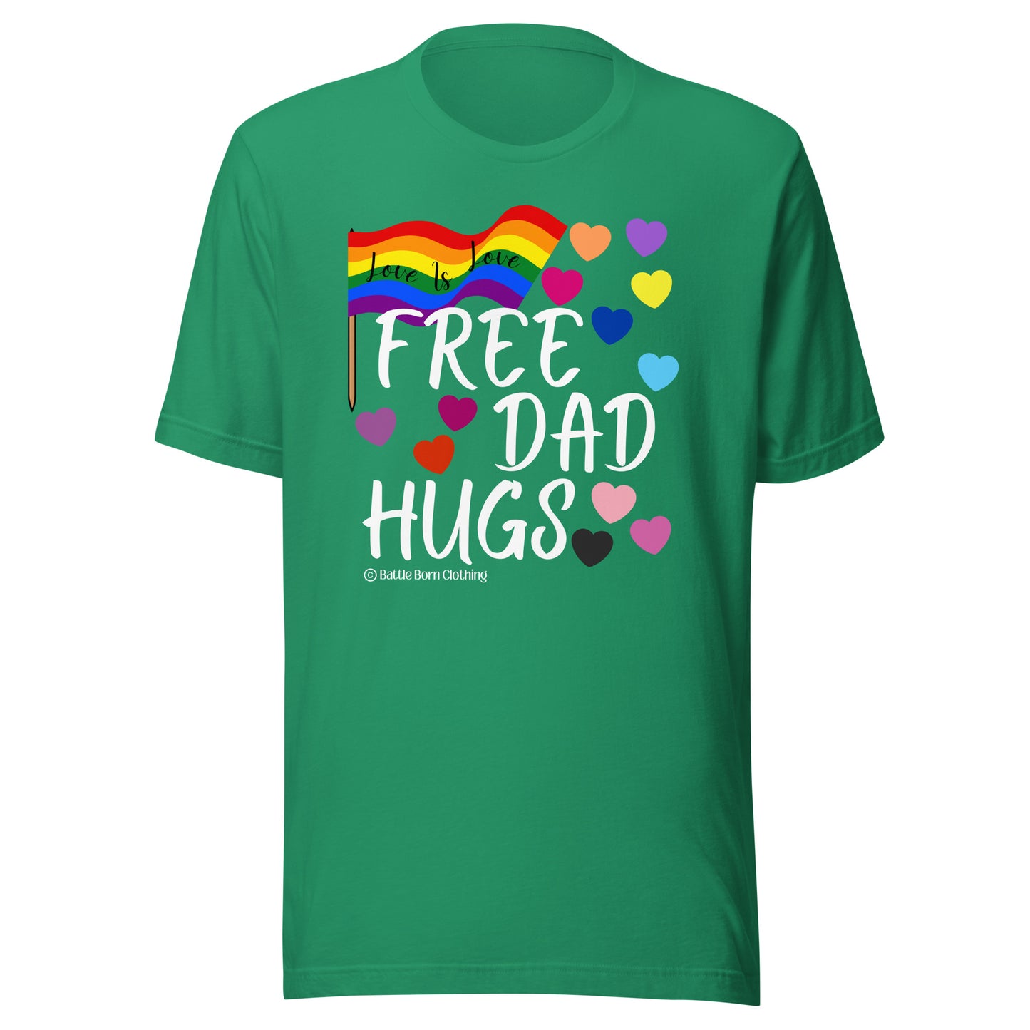 Free Dad Hugs Unisex t-shirt