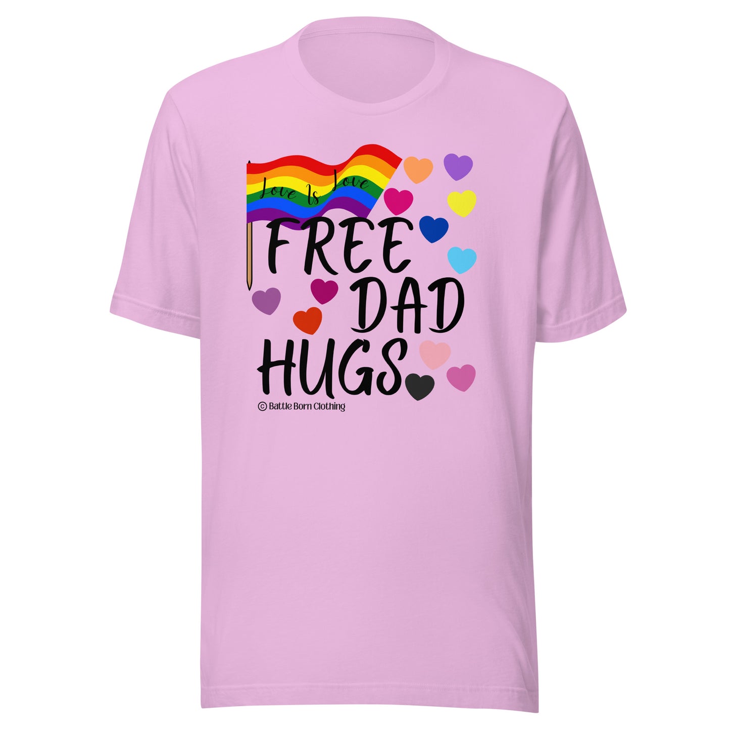 Free Dad Hugs Unisex t-shirt