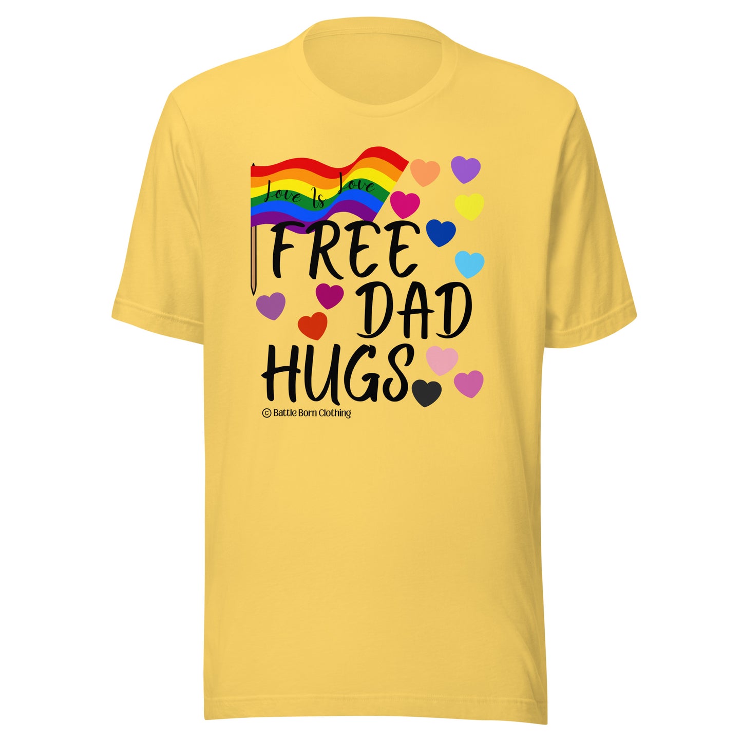 Free Dad Hugs Unisex t-shirt