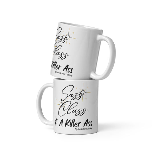 Sass & Class glossy mug