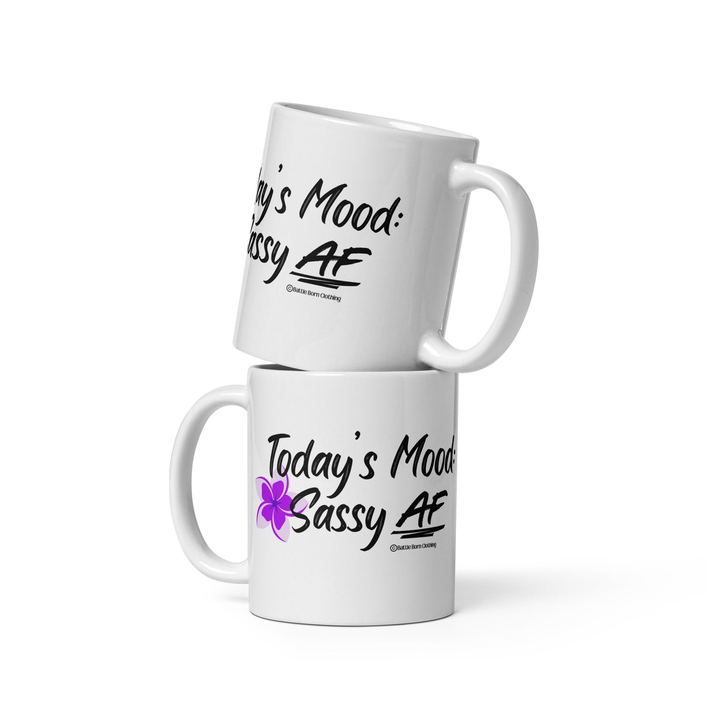 Sassy AF glossy mug