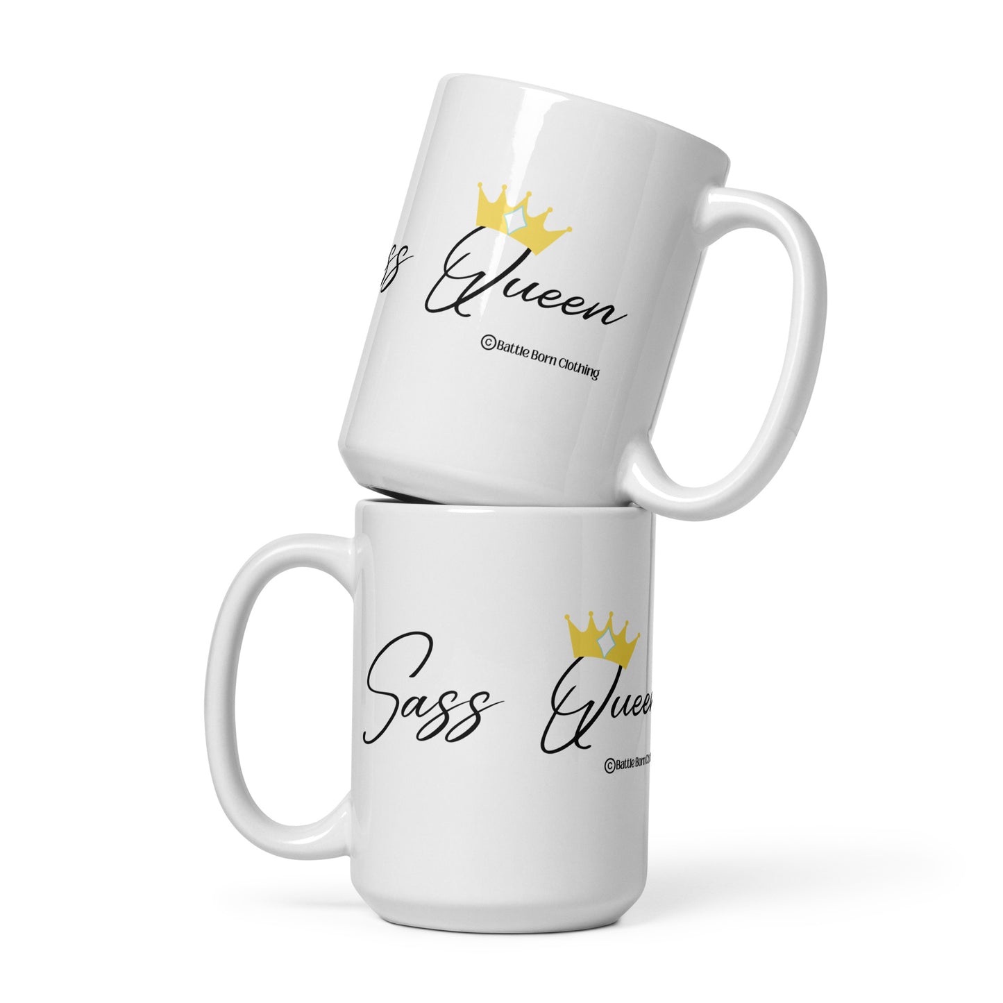 Sass Queen glossy mug