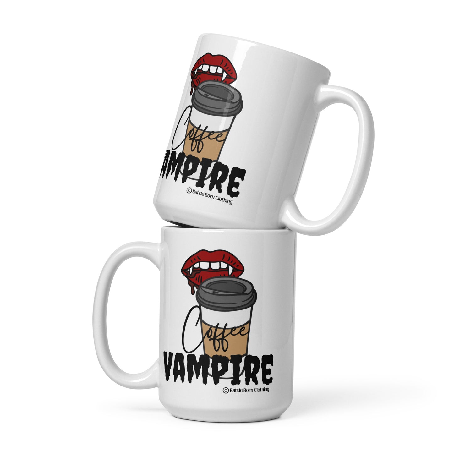 Coffee Vampire glossy mug