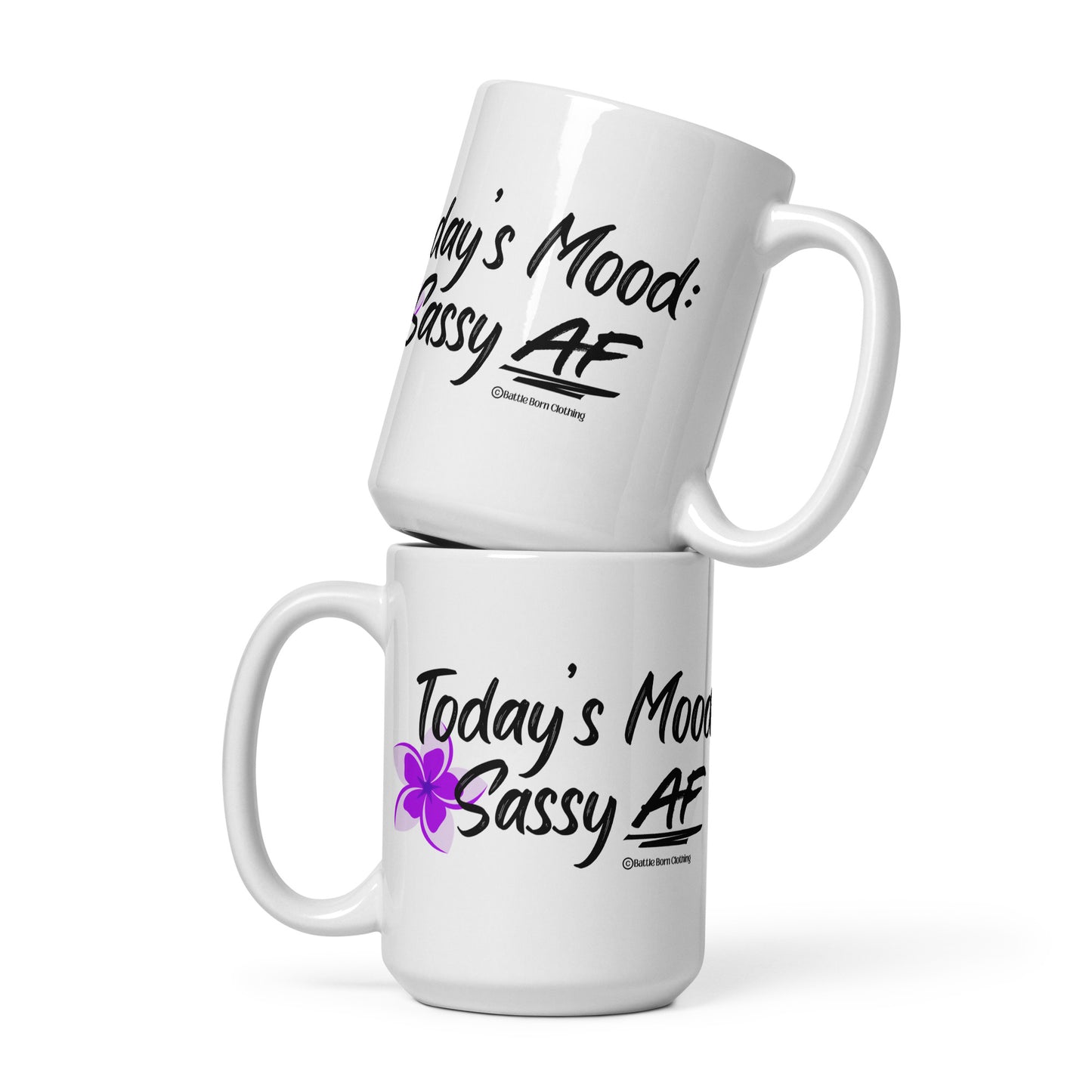 Sassy AF glossy mug