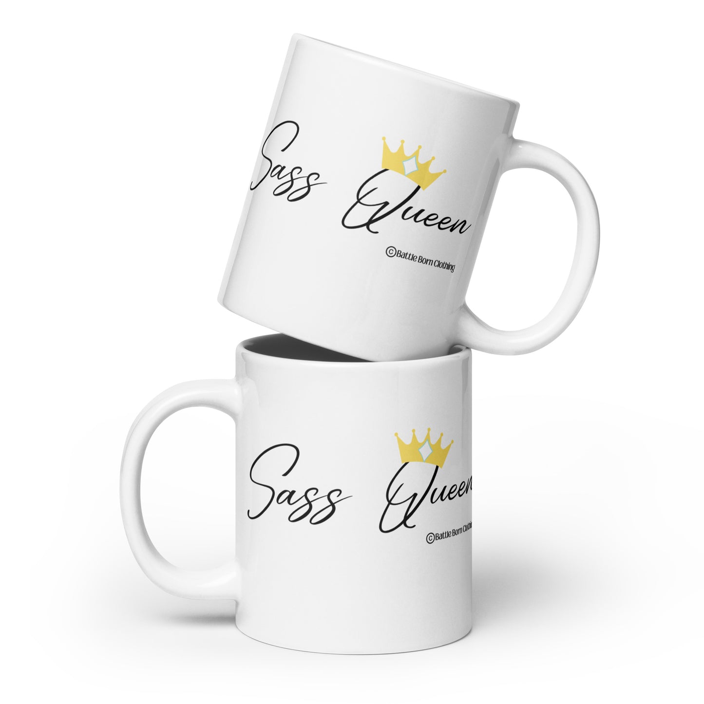 Sass Queen glossy mug