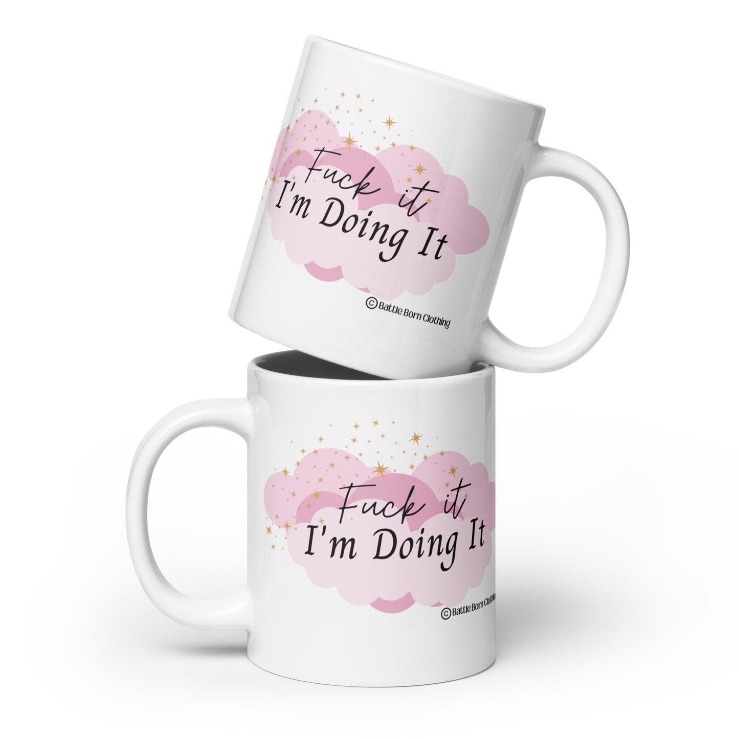 Fuck it (Pink) glossy mug