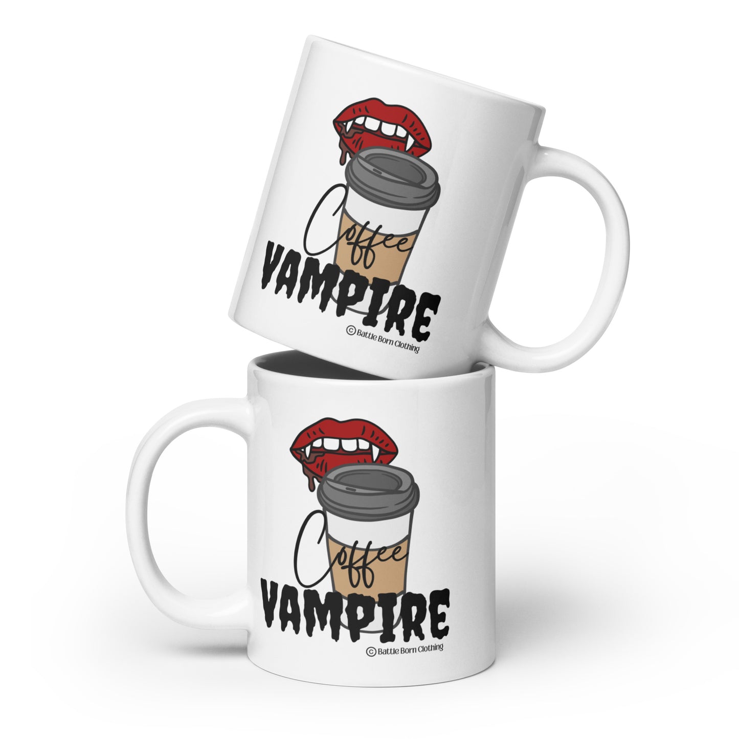 Coffee Vampire glossy mug