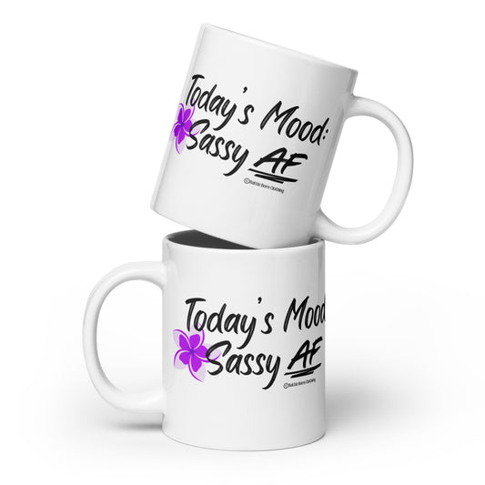 Sassy AF glossy mug